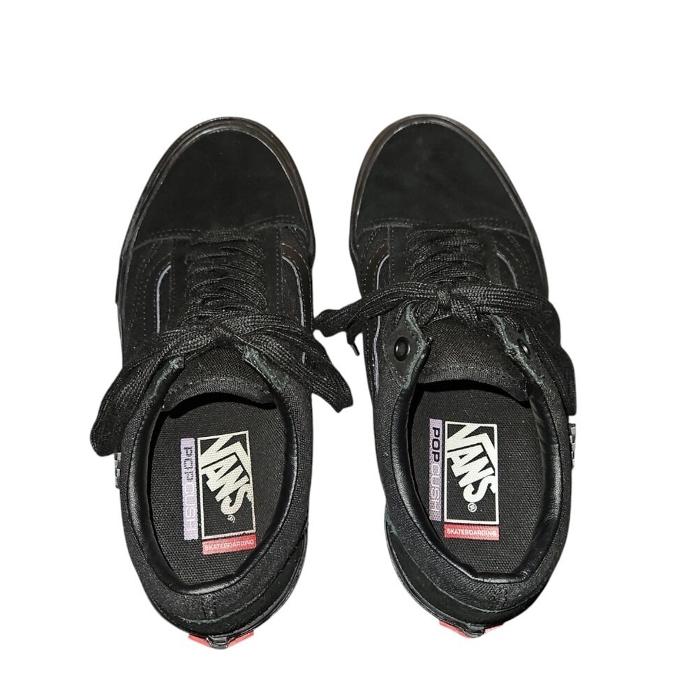 Vans Old Skool Pop Cush Skateboarding Shoe Black Men's Size 6.5 - Picture 8 of 9